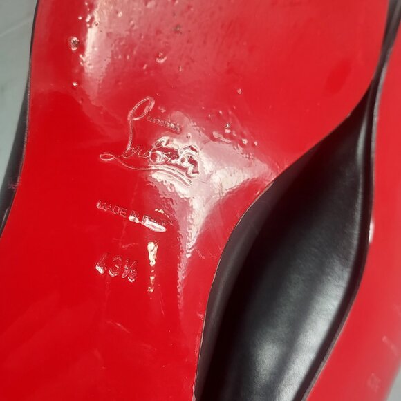 Christian Louboutin MENS Dandelion Black Smooth Leather Loafer Shoe - Picture 6 of 15